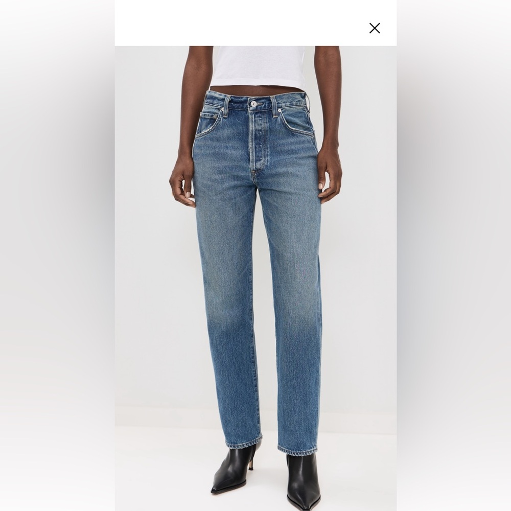 Citizens Of Humanity Women’s Straight Blue Jeans
